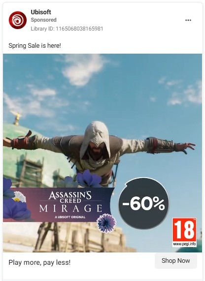 Facebook Ads para Videojuegos